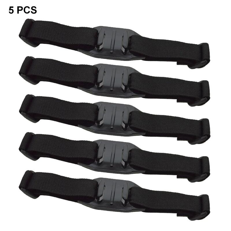 Bike Helmet Strap Mount For GoPro Hero 12 11 10 9 8 7 6 5 4 SJCAM AKASO Insta360 X2 X3 DJI Osmo Action Camera Accessories