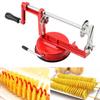 Stainless Steel Twisted Potato Apple Slicer Spiral French Fry Cutter Cooking Tools Vegetable Spiralizer Kitchen Gadgets Manual