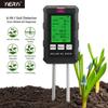 Digital 6 In 1 Soil PH Meter Fertility Soil Moisture Sunlight Ambient Humidity Temp Tester Monitor Detector Garden Soli Analyzer