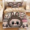 Cute Bubu Bedding Sets 2/3 Piece Bedroom set,Children's Gift Teenagers Adulte Microfibre Double Bed Duvet Cover Single/Double