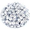 Square Shape Dice Beads Dot Colourful For Jewelry Making DIY Charms Acrylic Spacer Beads 20pcs 8mm Bracelet Necklace Accessories Beads