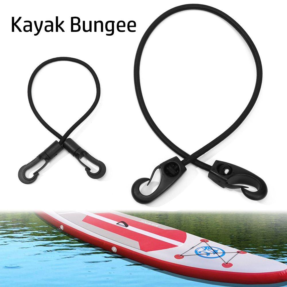 Tether Holder Kayak Paddle Leash Shock Cord Hook Tie Down Rope Kayak Bungee Fishing Rod Lanyard