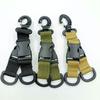 Multifunctional Outdoor EDC Keychain with Double Ring and Hook for Backpack & Mountaineering