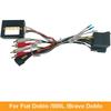 16-Pin Wiring Harness with Canbus Box For Old Fiat Doblo 500L Stereo DVD Player