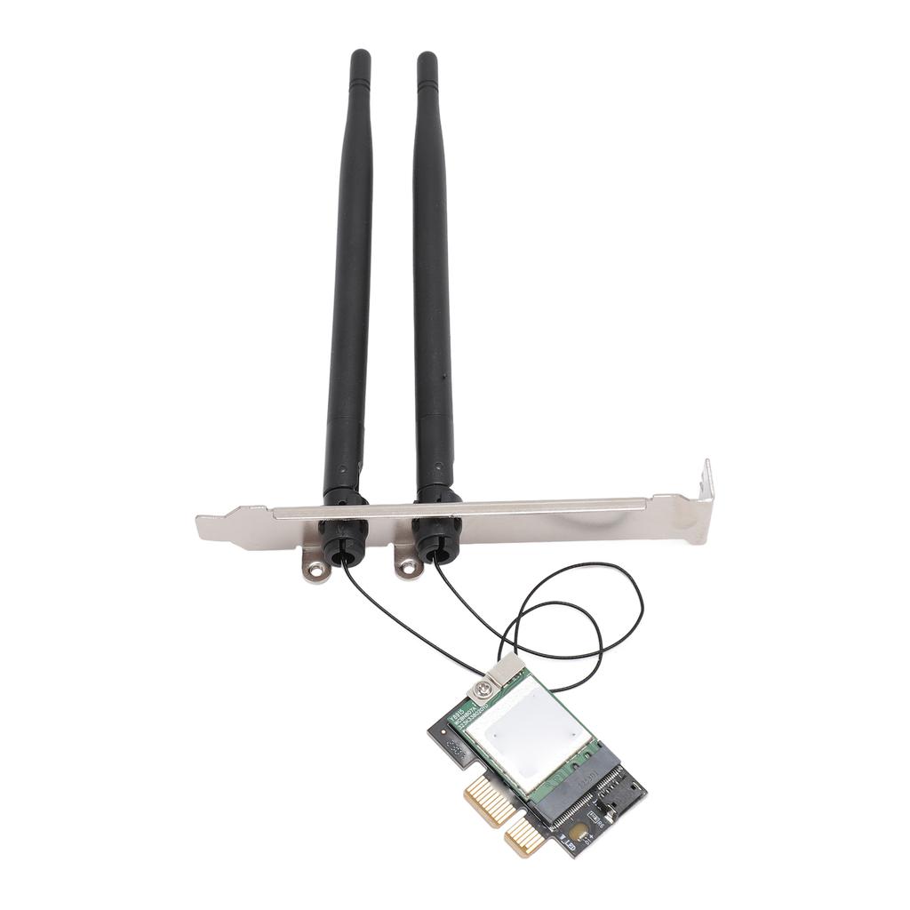 5G Network Card 2.4G 5G 867Mbps Dual Band 802.11AC BT4.1 Plug and Play PCIe WiFi Adapter Card for Win System Computer