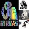 Styling Automobile Decoration Bicycle Protection Auto Decal Car Sticker Reflective  3D Respect