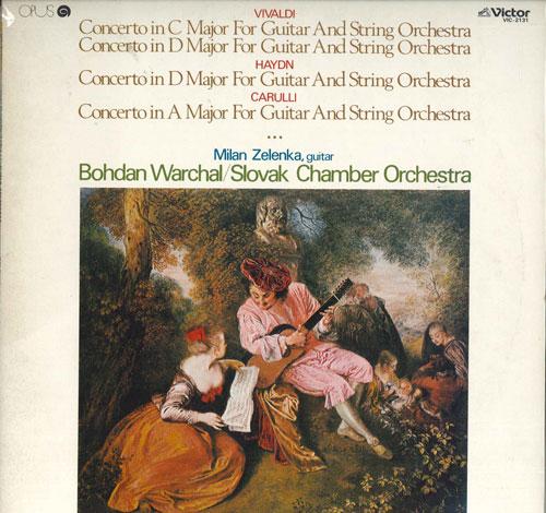 LP Record MILAN ZELENKA - Vivaldi: Concerto In C Major for Gu VIC2131 VICTOR Japan Classical Used
