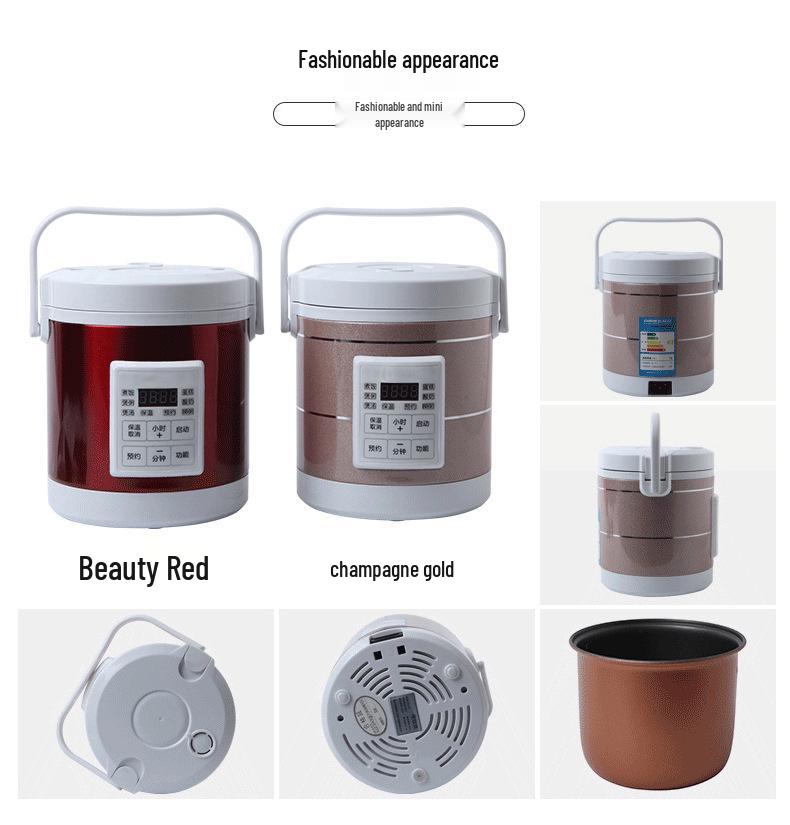 Yinhao Car Smart Rice Cooker 12V/24V - Large Capacity Universal Truck Cooker