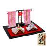 Osaka Choseido Hina Doll Compact Mini Hina Hina Name Engraved Wooden Tag Bonus Crepe Hina Doll Hanaga Hina Peach Blossom Book Included (Shipped
