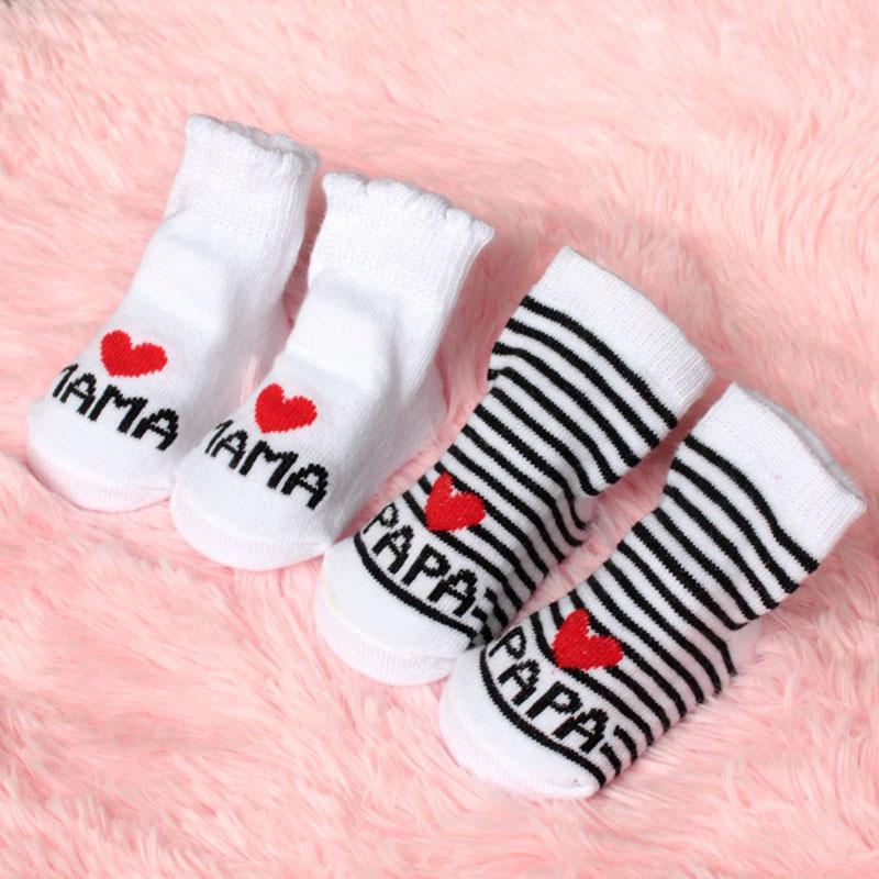 1pair Baby Socken Girls Boys Baby Soft Socks For Newborn Stripe Baby Socks Warm