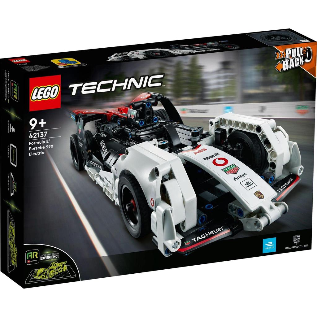 LEGO Technic Formula Porsche 99X Electric 42137 Игрушечный блок Present STEM Образовательный автомобиль Автомобиль для мальчиков Возраст E(р) 9+
