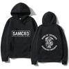 SoA-Sons of Anarchy SAMCRO Graphics Hoodie for Men Streetwear Rock Punk Sweatshirts Man Harajuku Trend Vintage Oversized Hoodies