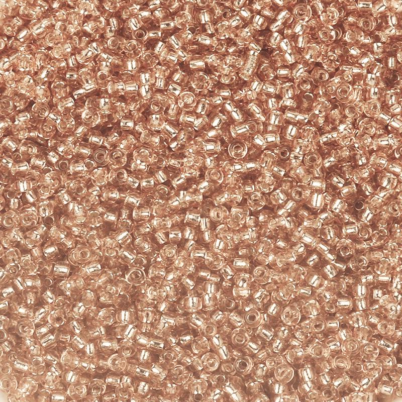 2mm Colored Transparent Silver Core Glass Seed Beads for DIY Jewelry Accessories