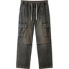 Semir Men's Retro Loose Wide-Leg Cargo Jeans