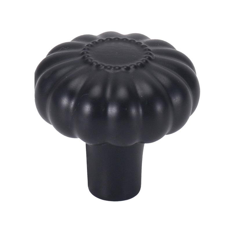 1pc Luxury Wardrobe Handles Hardware Knob Flower Shape Imitation Copper Single Hole Zinc Alloy
