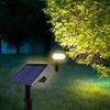 Solar Rechargeable LED Lawn Spotlight Outdoor Garden Dusk To Dawn Pathway Light For Backyard Yard Patio Landscape Lighting Decor