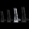 Horse Transparent Dildo Whispy L 17 X 5cm - ClearlyHorny - TRANSPARENT DILDO