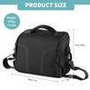 Padded Camera Bag Travel Camera Shoulder Bag Water-resistant Shock-proof Camera Case Messenger Bag