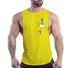 Summer Adult Men'S Fitness Outdoor Crew-Neck Vest Creative Panda Pattern 2d Printed Multi-Color Comfortable Sleeveless Shirt