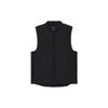Solid Color Logo Zip-Up Cotton Vest Men Vests Black FB7554-010