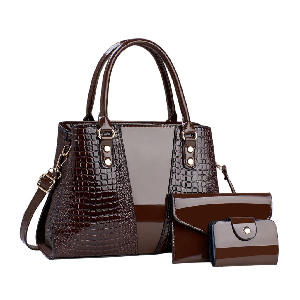 3-Pack Women's Spring Versatile Shoulder Crossbody Handbag Fashion Bag