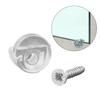 Mirror Wall Hanging Fixing Kit Frameless Clips Glass Bracket
