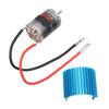 380 Brushed RC Motor Stainless Steel 38T High Torque 380 DC Motor with Heatsink for Universal RC Model