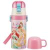 2WAY Straw with Cup Stainless Steel Kids Water Bottle 350ml Disney Princess 22 Girls SKCP3-A