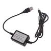 USB Power Supply Adapter Cable with DC 5.5 X 2.1mm USB 5V To DC 12V Cable for Low-power Router Speaker 115cm/45''