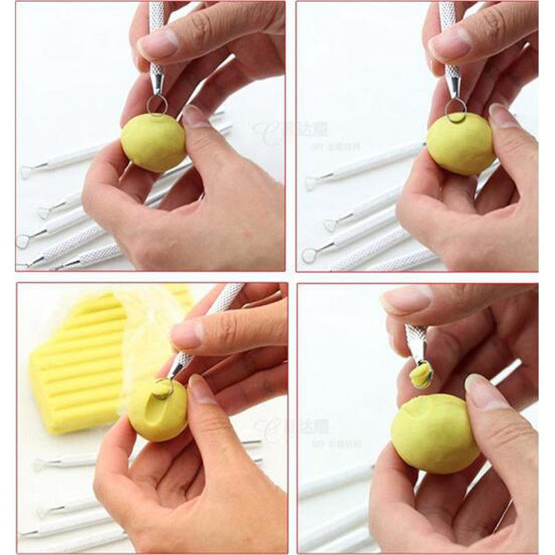 6 Pcs Polymer Clay Tools Pottery Ceramics Ribbon Sculpting Tools Set Craft Art