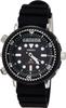 Diver Scuba Hybrid Watch with Alarm and Solar Black Waterproof for Air Diving SBEQ001 Black [Seiko Watch] Diver's Chronograph, Dial, (200m)