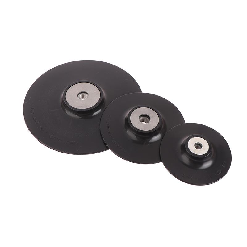 4-7'' M10/M14 Thread Backing Pad Abs Plastic Back Pad Round Grinding Discs For Angle Grinder Sanding Sander