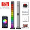 Sound Pickup Light RGB Colourful LED Lights App Controls Music Rhythm Neon Light Voice Activated Ambient Atmosphere Night Lights