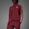 Adidas Originals FC Bayern Terrace Icons Track Top Comfortable Simple Soft Striped Jacket Men Tops Red JF0582