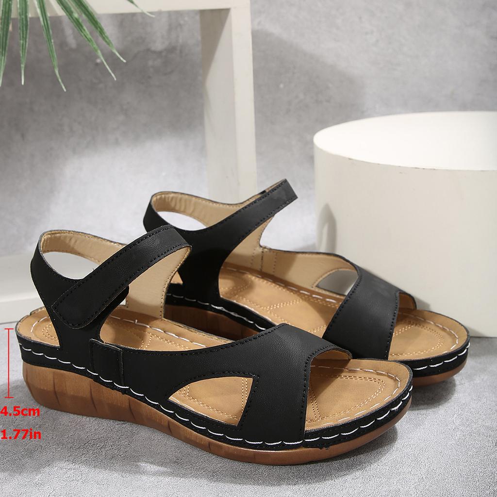 Women's Sandals 2025 Summer Sandals Women Heels Sandals Casual Wedges Footwear Summer Shoes Woman Soft Heeled Shoes