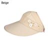 Vacation Wide Brim Foldable Anti-UV Visor Caps Sun Hat Beach Cap Casual Hats