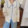 Cardigan Sweater Female 2022 Spring and Autumn Korean Loose All-match Knitted Sweater Student Top Sweater Women
