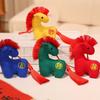 PP Cotton Plush Horse Keychain Handmade Plush Horse Doll Pendant  Birthday Gift