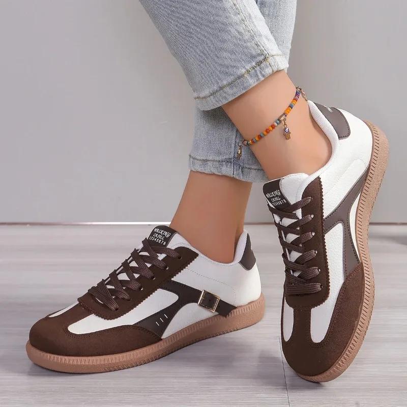 Fashion 2024 New Ladies Green Sneakers Soft-soled Comfortable Shoes Women Leisure Joker Fashion Shoes Tenis Feminino Zapatillas Mujer