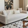 1PC French Cream Style Sofa Cushion Pet Dog Kids L Shaped Sofa Mat Chenille Non-Slip Anti Cat Scratch Couch Towel Home Decor