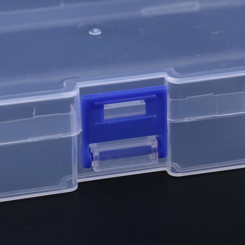 Dustproof Durable Clear Jewelry Storage Case Container Mini Plastic Box Rectangular Box Translucent Box Packing Box Storage Box