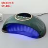 Modern 6 150W Nail Dryer LED Nail Lamp UV Lamp for Curing All Gel Nail Polish With Motion Sensing Manicure Pedicure Salon Tool