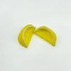 2pcs Artificial Plastic Lemon Slices 1/4 Orange Citrus Fake Fruit Slices Home Tabletop Decoration Advertising Photography Photo Props