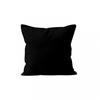 Removable Cushion Cover 60x60 Cm ALIX Black, by Soleil D'ocre