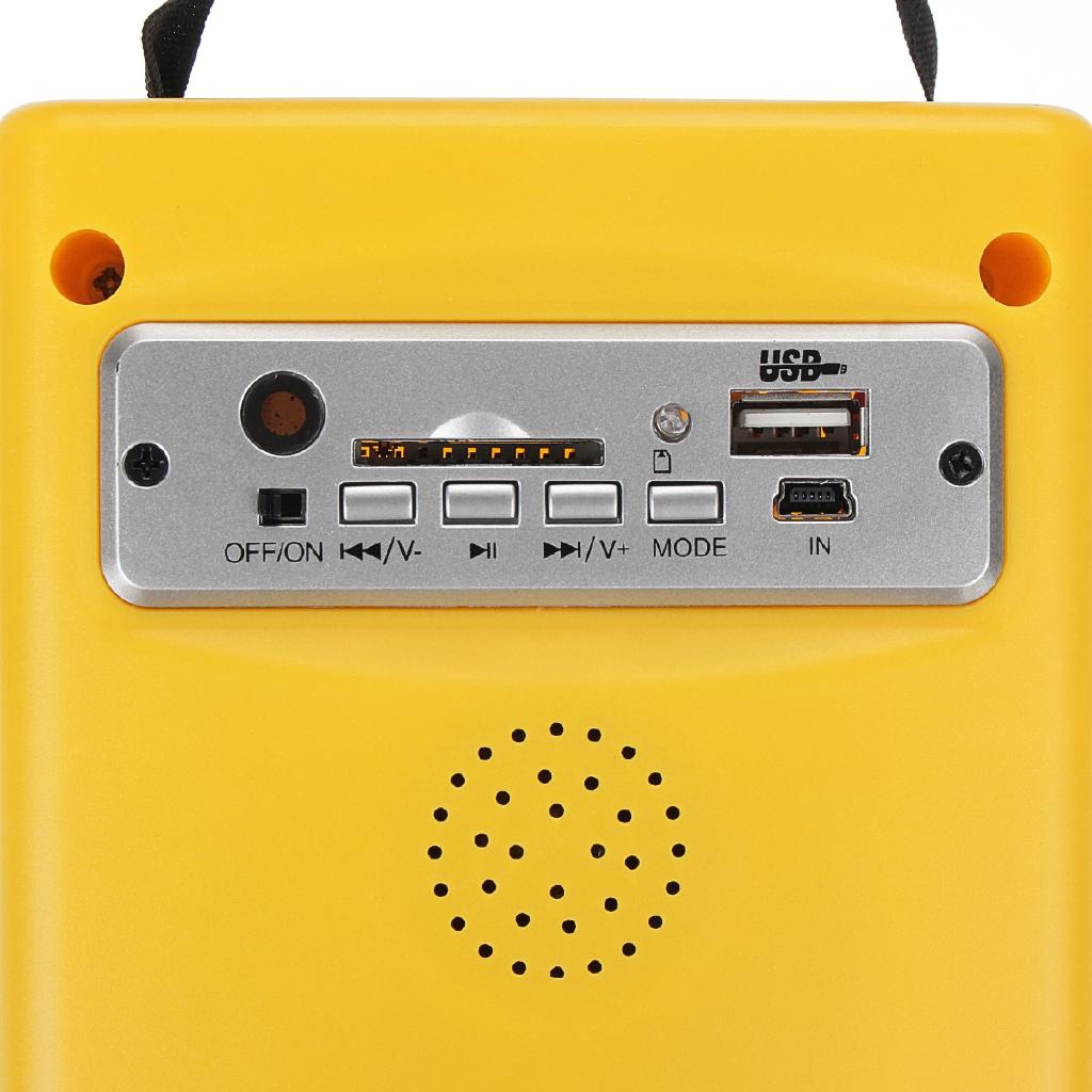 Portable Solar Panels Charging Generator Power System Home Outdoor Lighting for LED Bulb Solar Generators with FM Radio