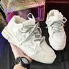 Fashion Casual Skateboard Shoes 2024 Spring and Autumn New Design Bread Platform Shoes Student Shoes Male