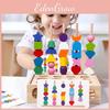 Wooden Learning Children Blocks With Shape Matching For Toddlers Toys Gifts
