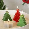 3D Christmas Tree Candle Molds Snowman Pine Tree Silicone Mold for Epoxy Resin Casting DIY Aromatherapy Candles Xmas Gift Making