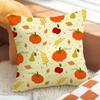 Pumpkin Print Pillowcase Autumn Harvest Festival Pillowcase 45x45cm Living Room Sofa Cushion Cover Bedroom Room Home Decoration