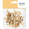 Wooden Shapes To Decorate - Moons - 1.5 Cm - 30 Pcs